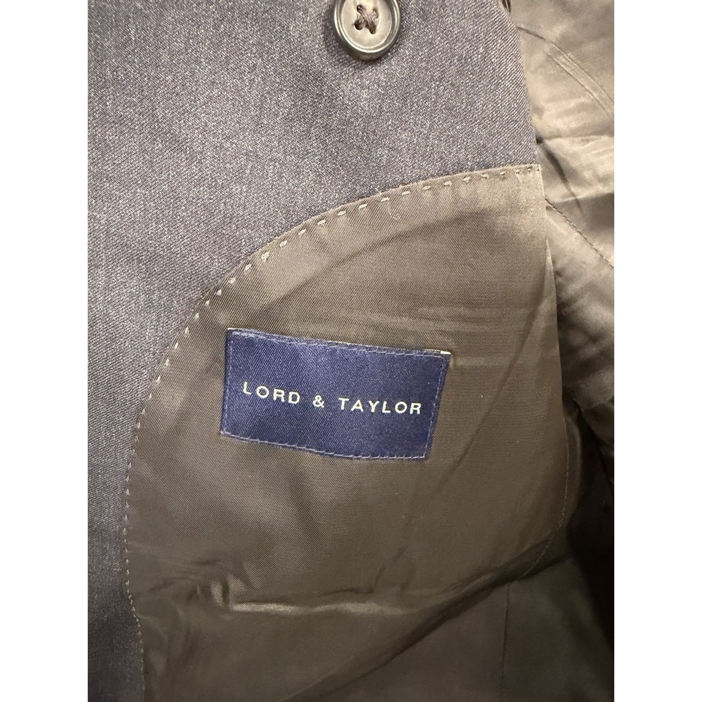 Lauren Ralph Lauren Green Label Navy Blue Wool Blazer Sport Coat Jacket Men, 40R - Picture 6 of 10
